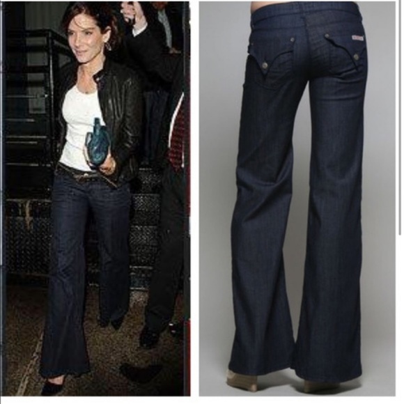 Hudson Jeans Denim - Hudson Gwen Wide Leg Flap Pocket Size 28 Like New